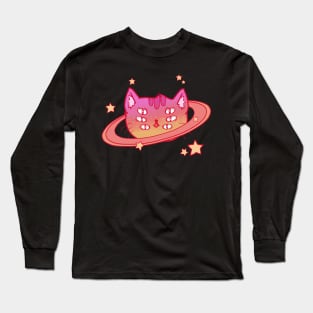 Space cat - Among the stars Long Sleeve T-Shirt